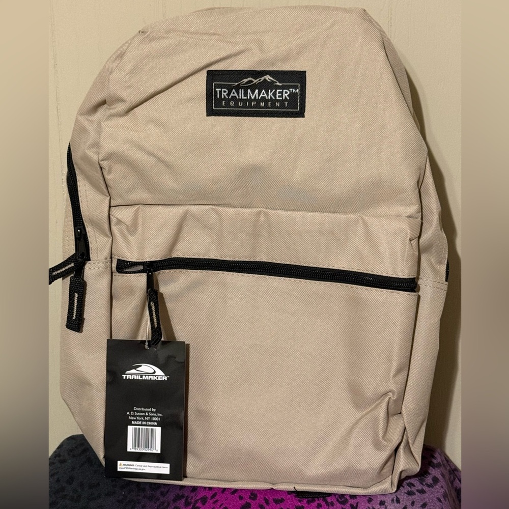Trail maker Tan Backpack